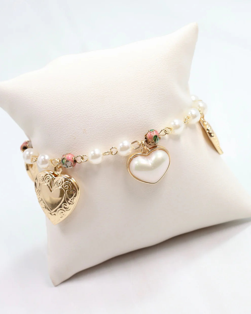 Olsen Charm Bracelet Pearl