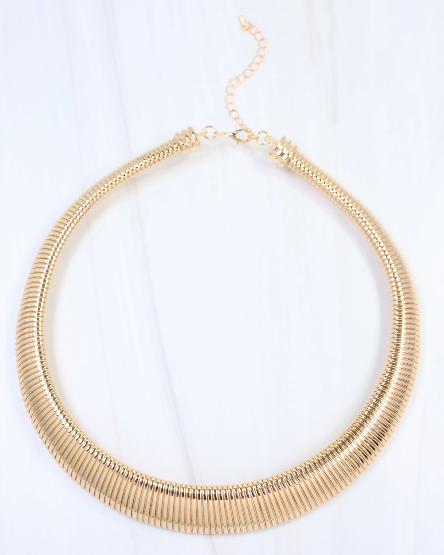 Middletown Structured Chain Necklace Gold