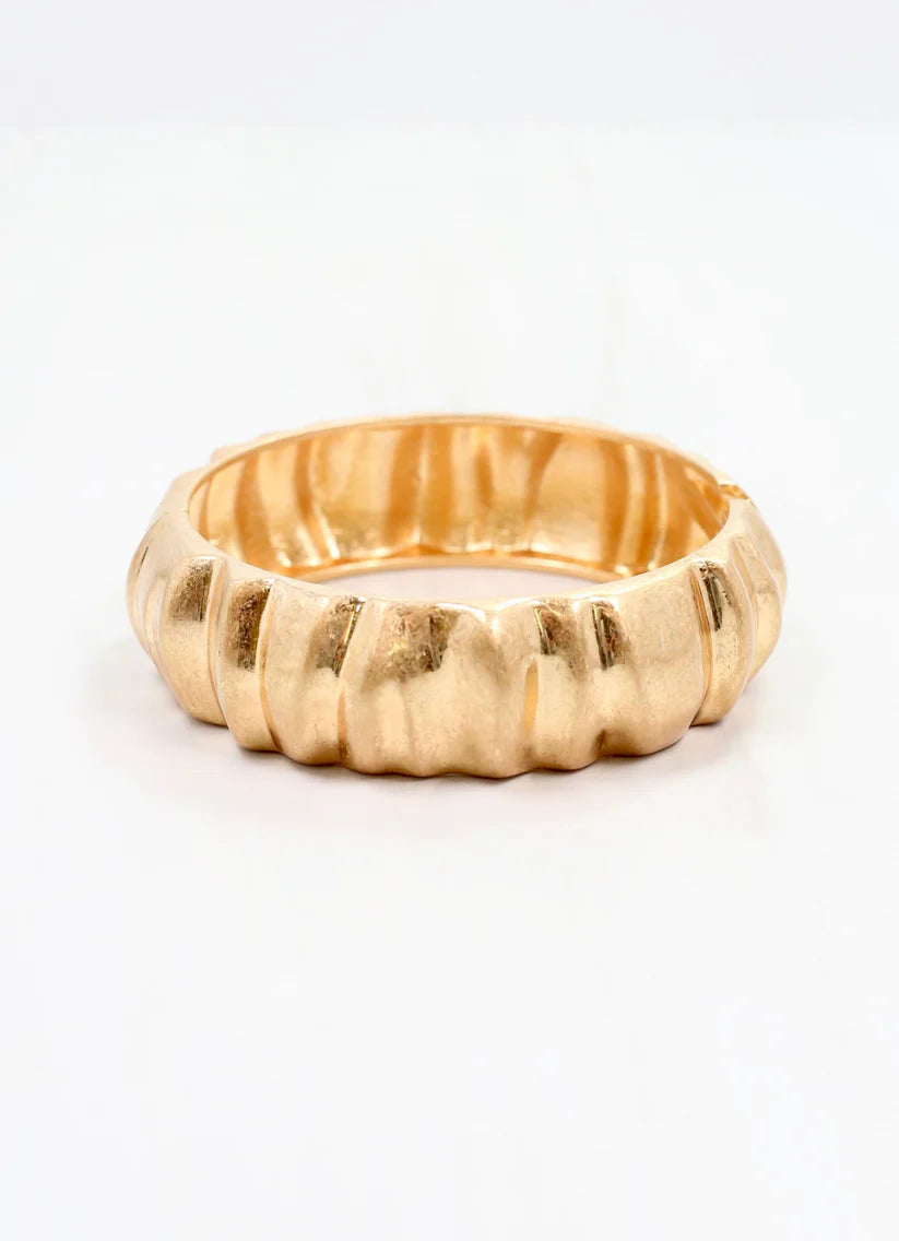 Hightower Cuff Bracelet WORN GOLD