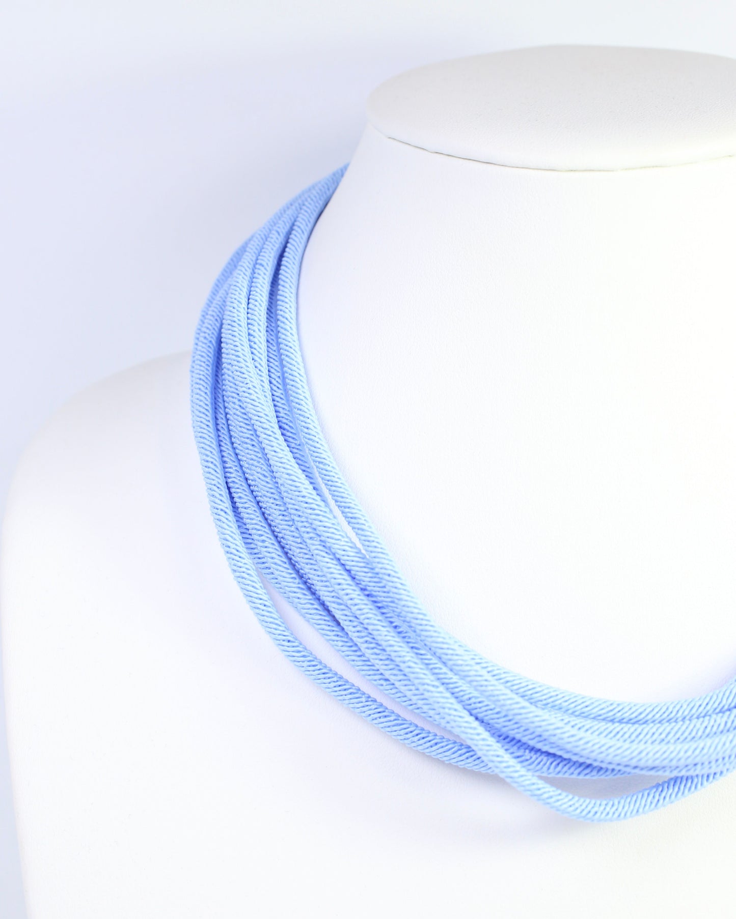 Cranston Cord Necklace Light Blue