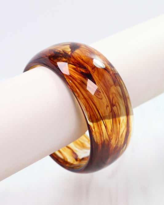 Carole Bangle Bracelet Tortoise