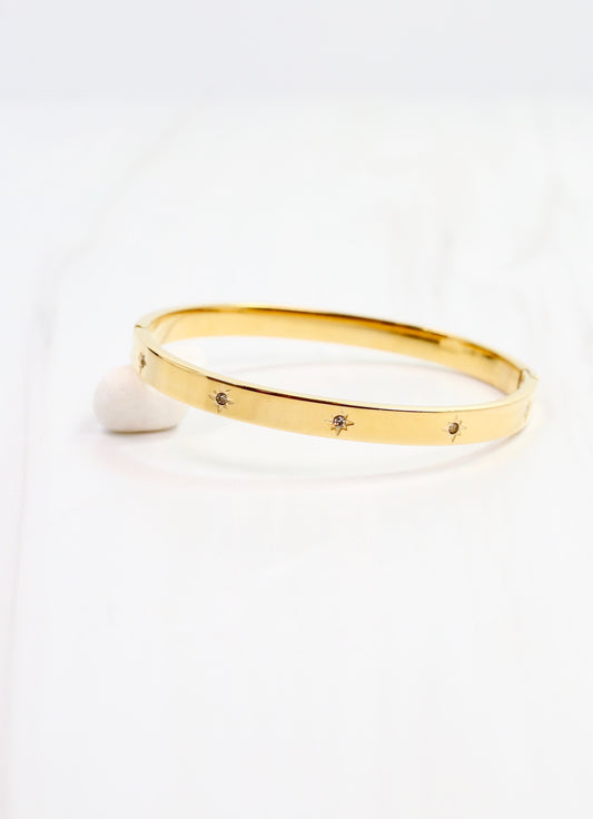 Lucilla CZ Bracelet Gold