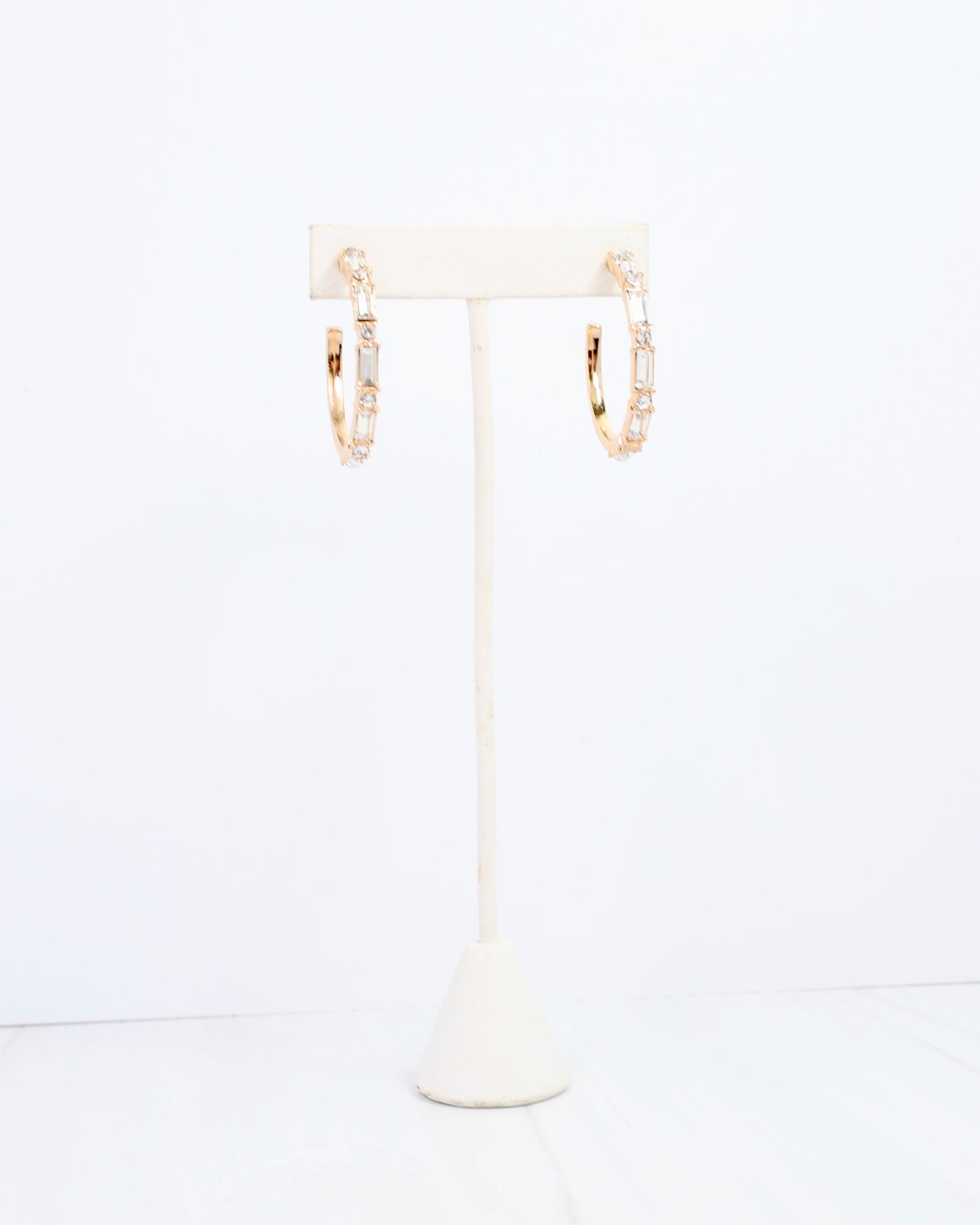 Marley CZ Hoop Earring Gold