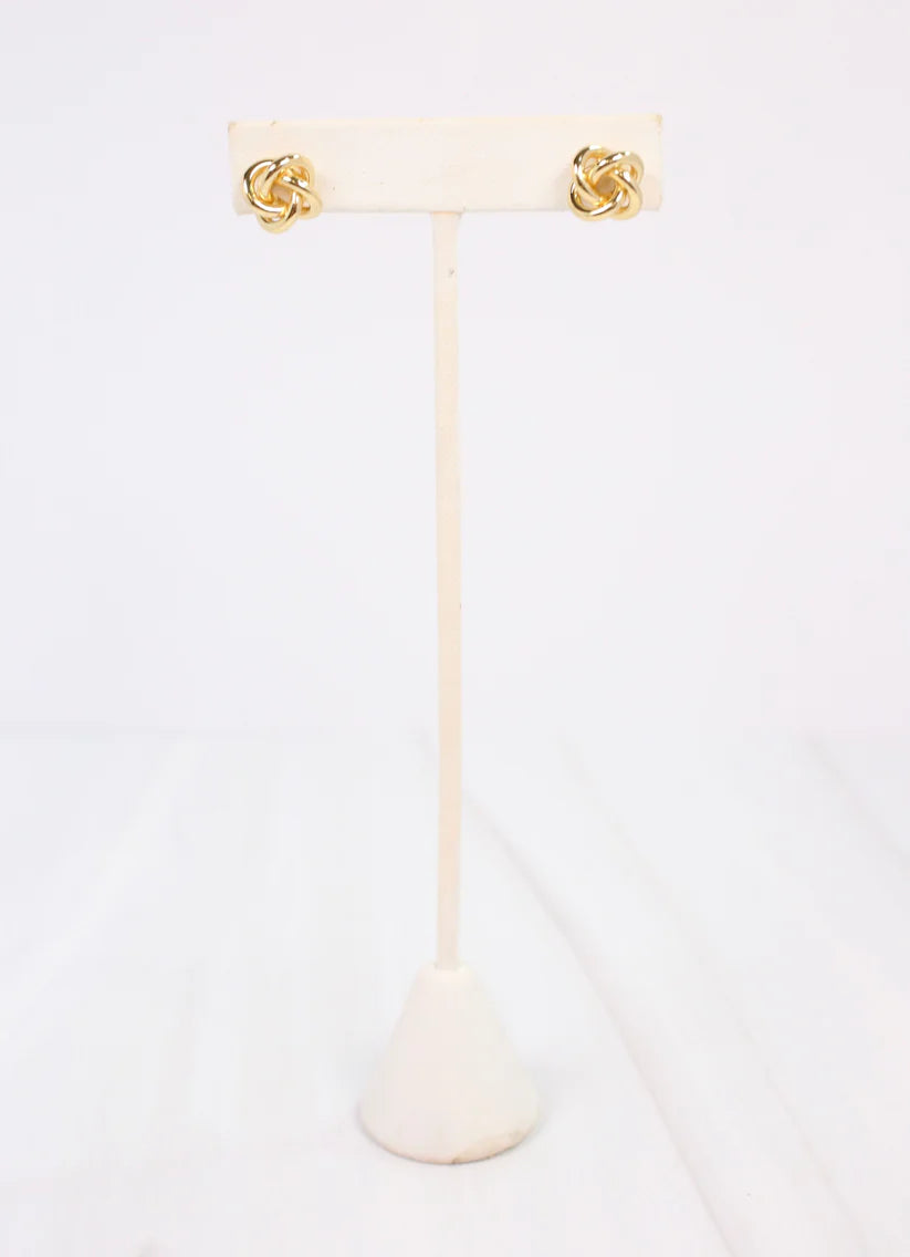 Sennett Knot Earring- Gold