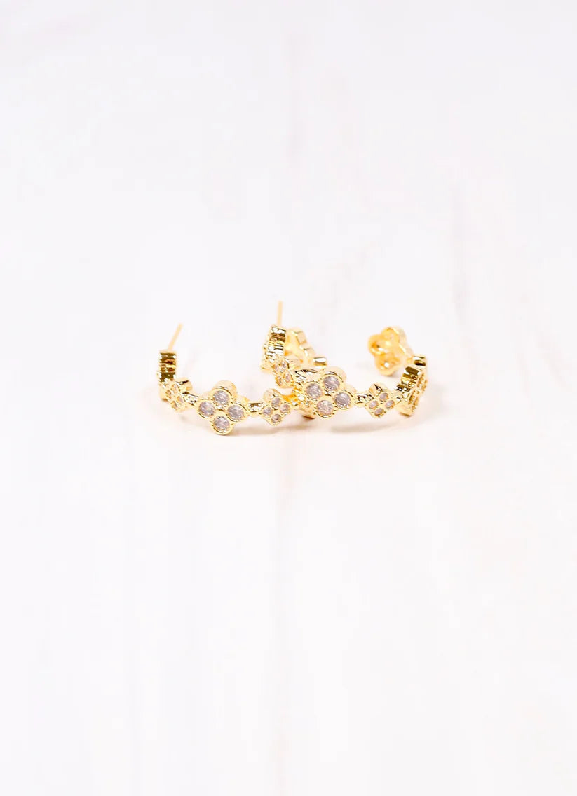 Boyken Clover Earring Gold