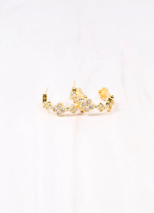 Boyken Clover Earring Gold