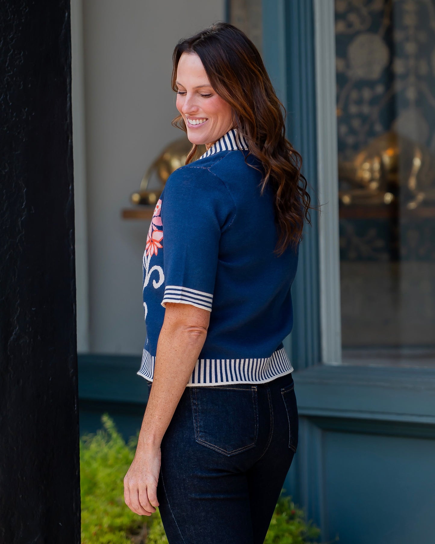 Stella Short Sleeve Knit Cardigan