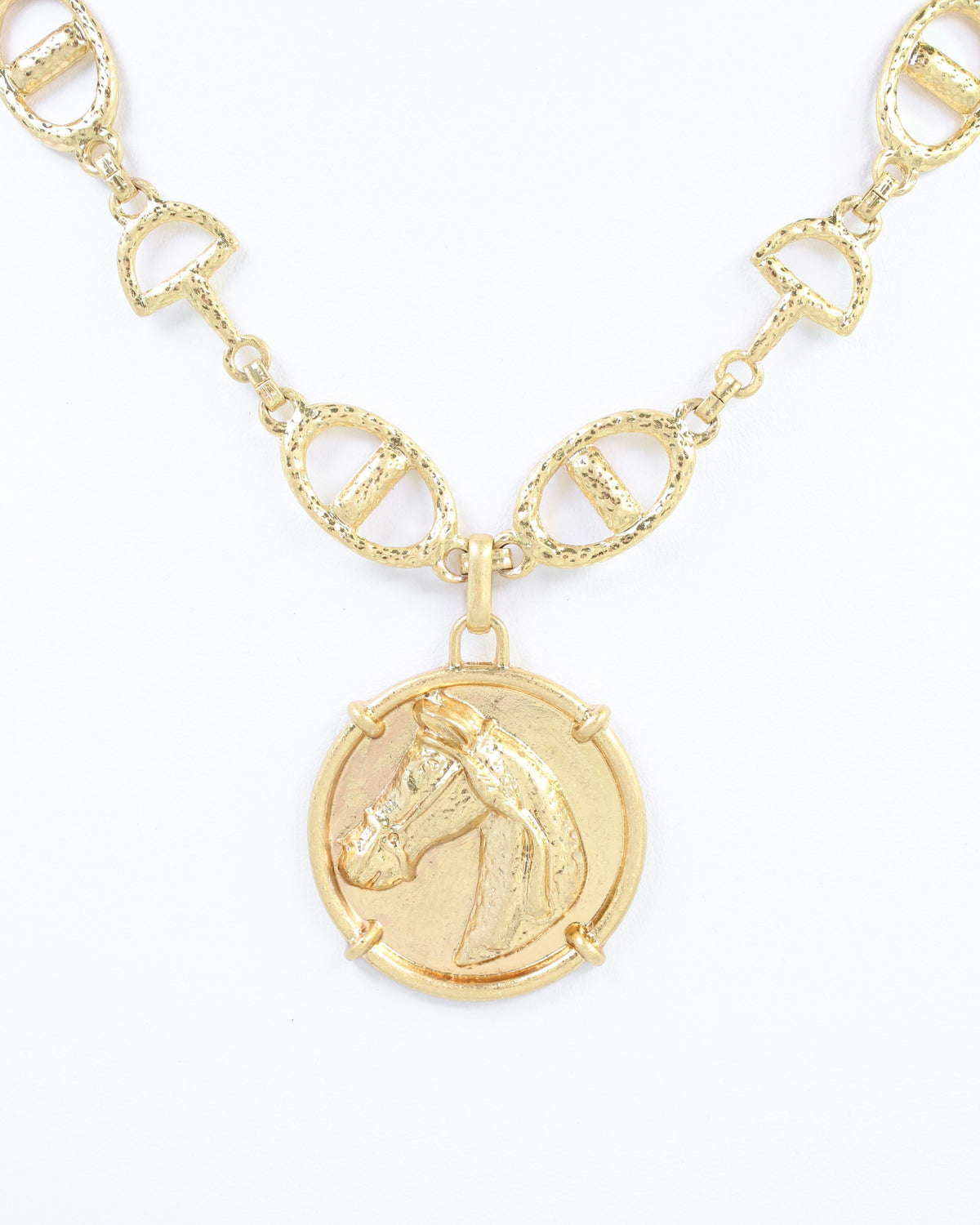 Hayward Horse Medallion Pendant Necklace WRVG