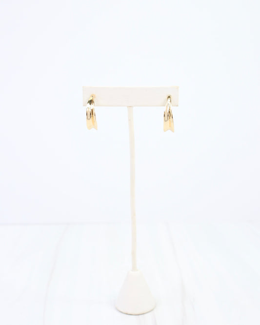 Pass Christian Hoop Earring Gold