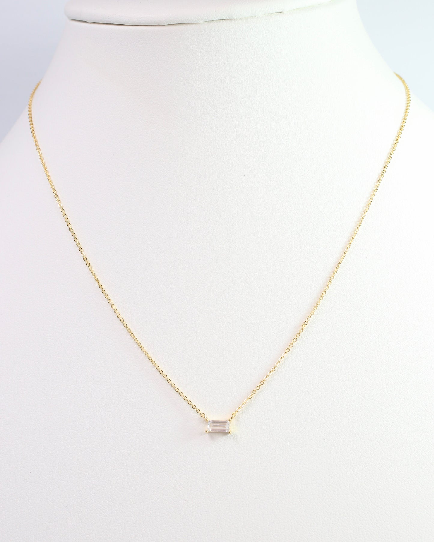 Hobson CZ Necklace Gold
