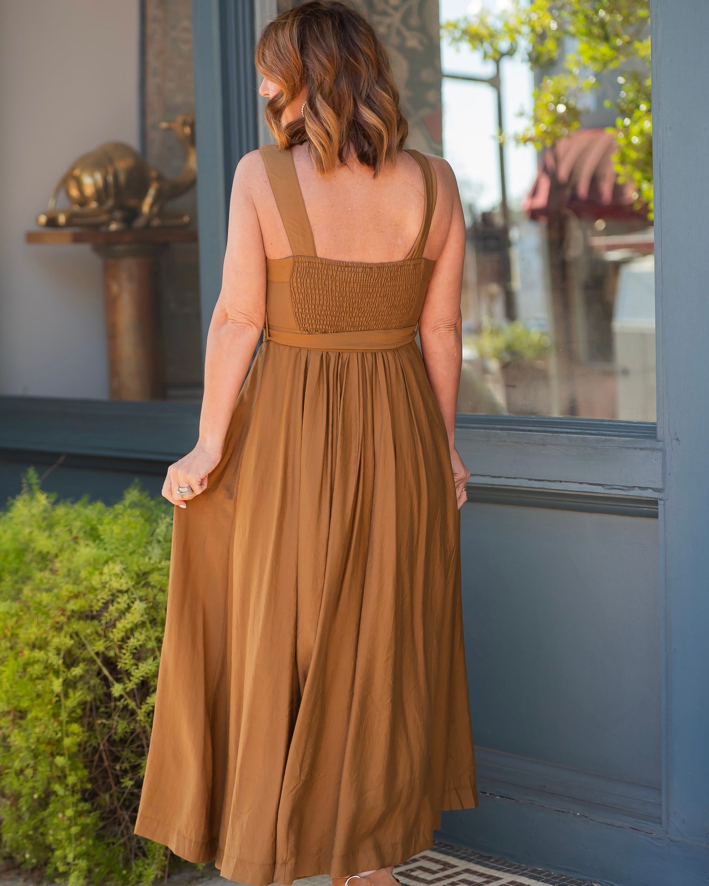 Helena Solid Maxi Dress