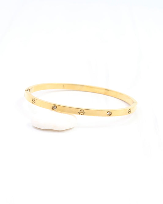 Elodie Cuff Bracelet Gold
