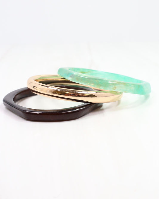 Callie Bracelet Set Green