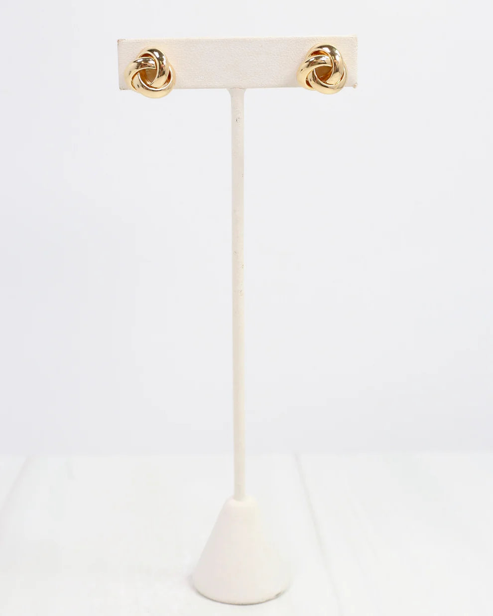 Lewis Knot Stud Gold