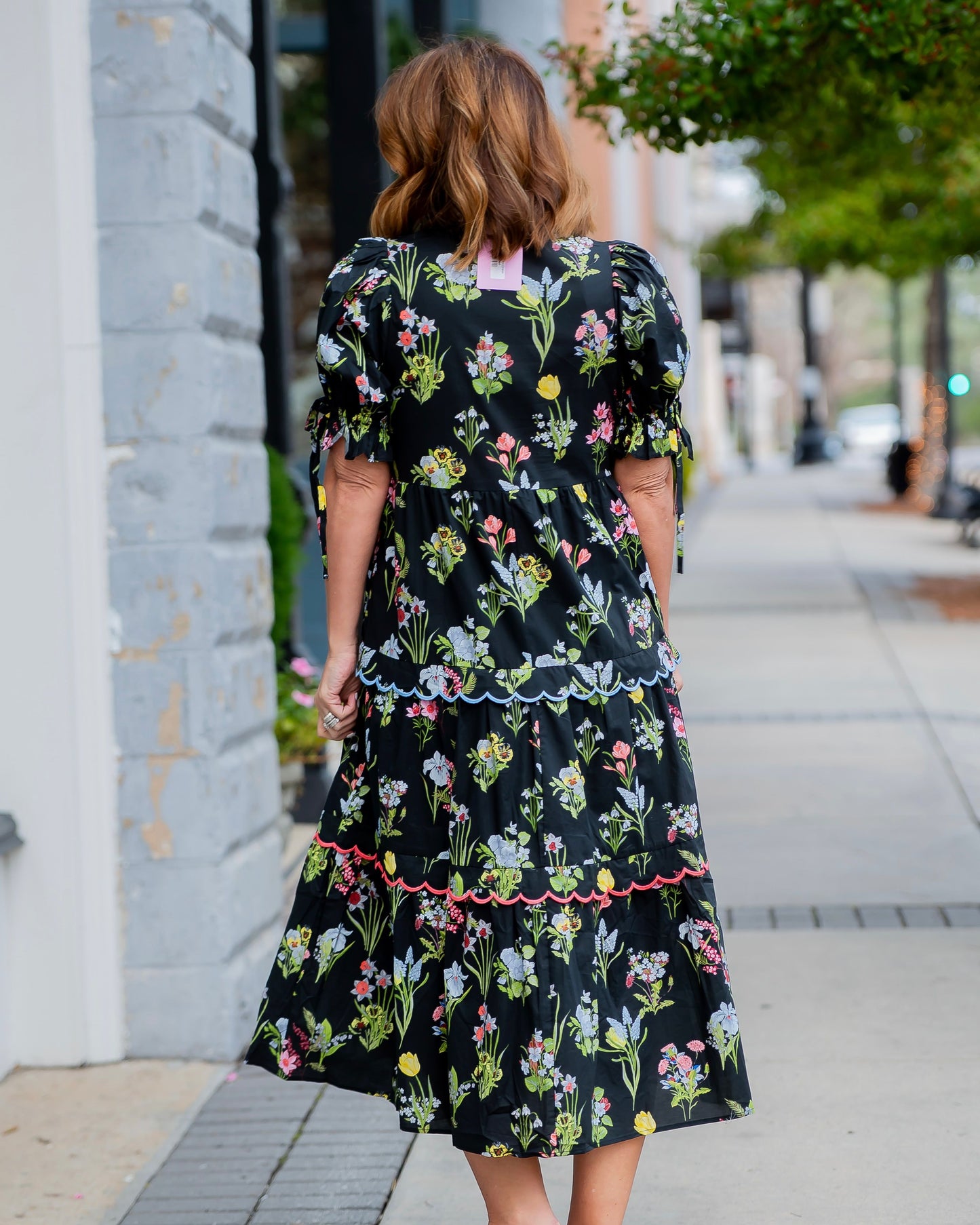 Carey Floral Print Dress