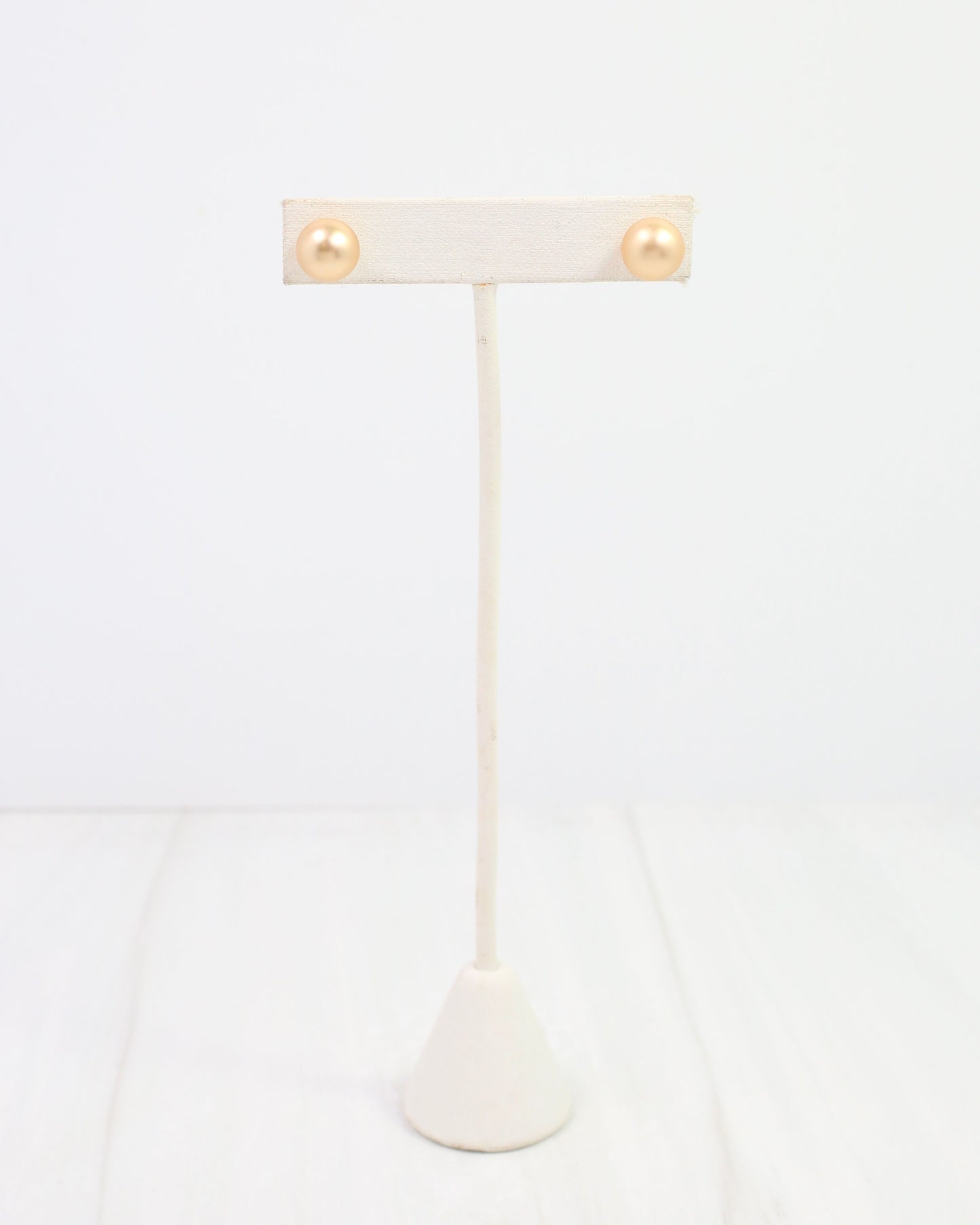 Bailey Small Ball Earring WR Worn Gold