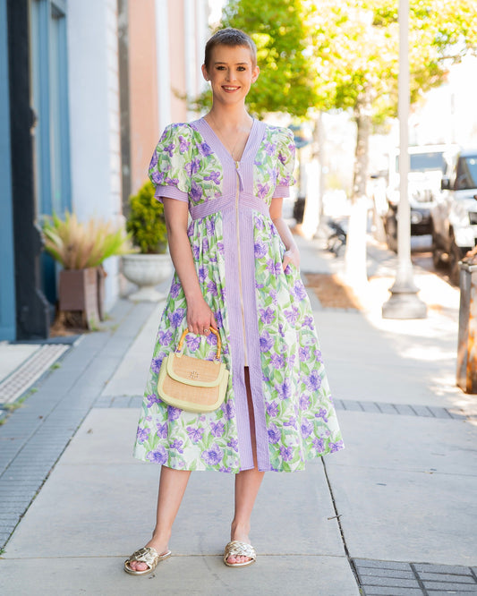Alice Floral Zippered Front Dress