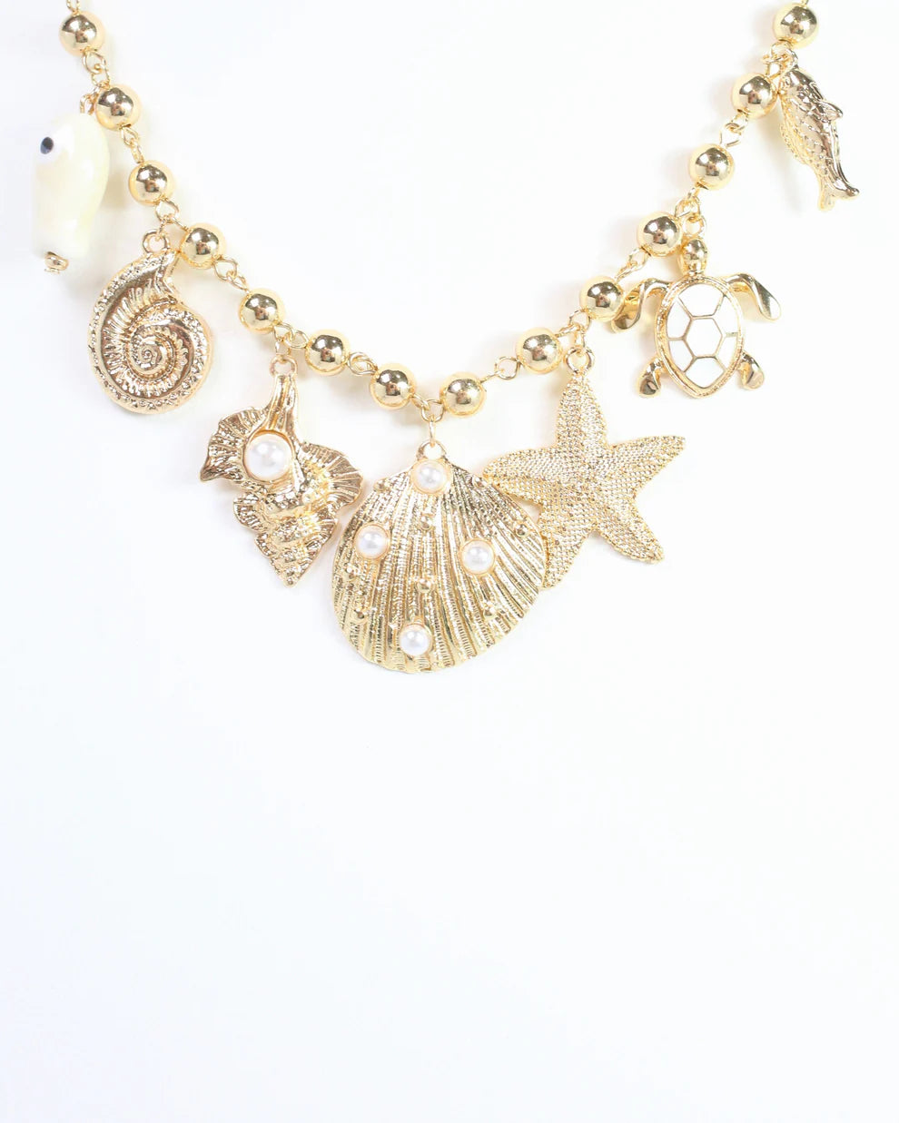 Santa Monica Sealife Charm Gold