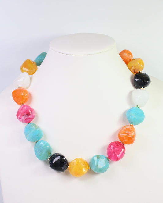 Clarksdale Marble Necklace Multi