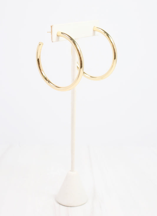 Nielsen Hoop Earring Shiny Gold