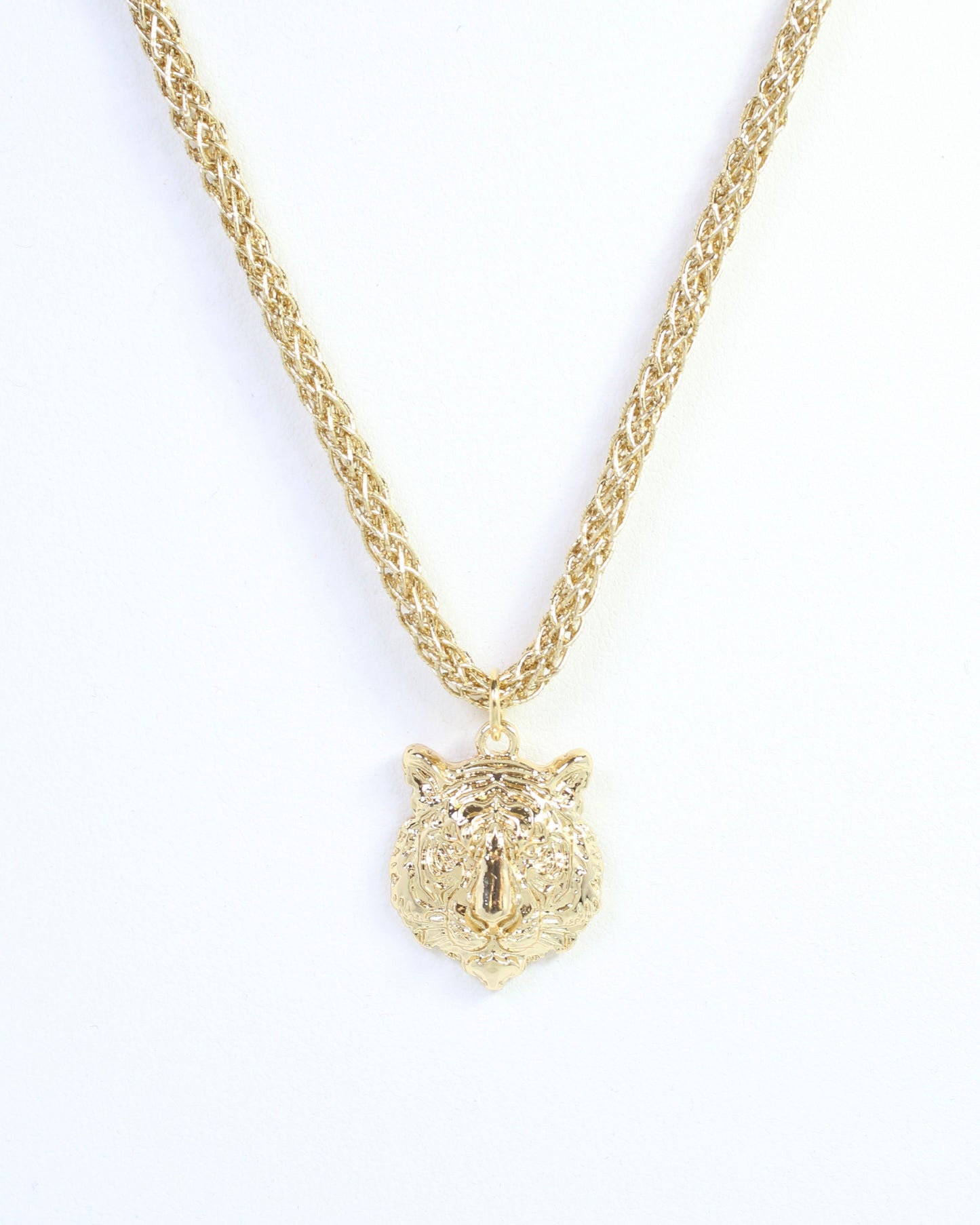 Corie cord Necklace Tiger Gold