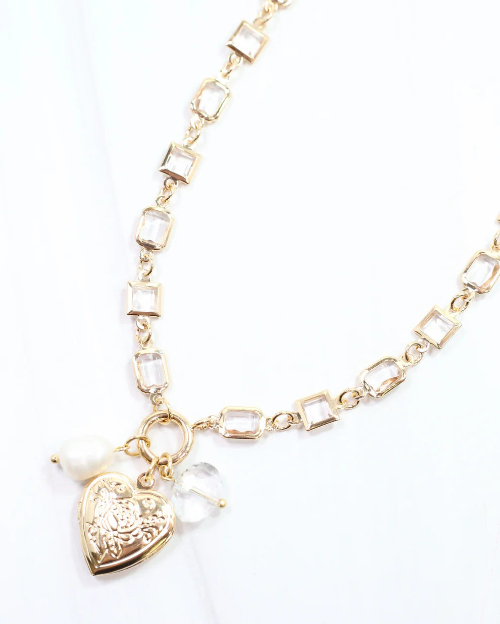 Ammon Charm Necklace Gold