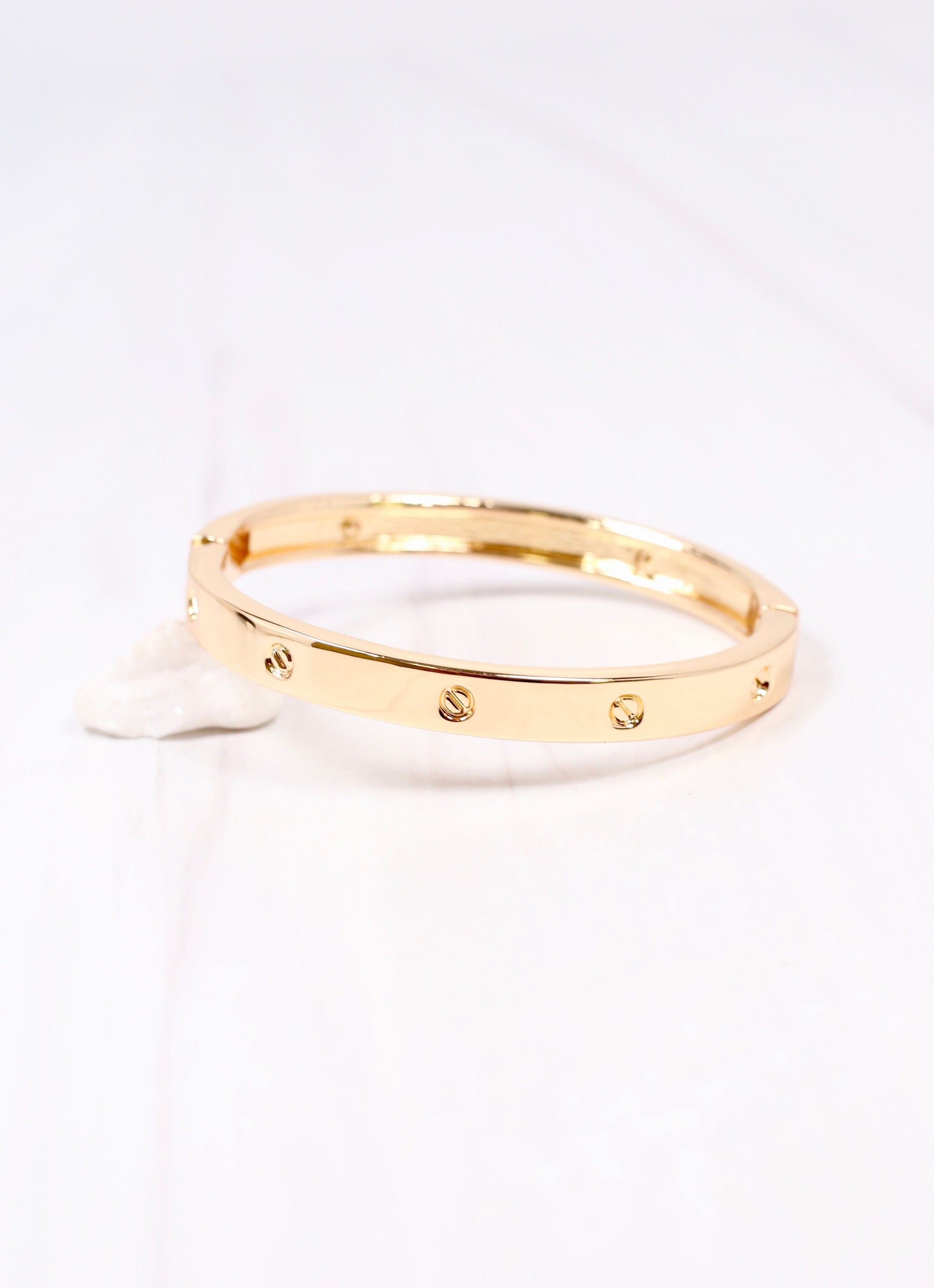 Allamanda Metal Bracelet GOLD - Caroline Hill