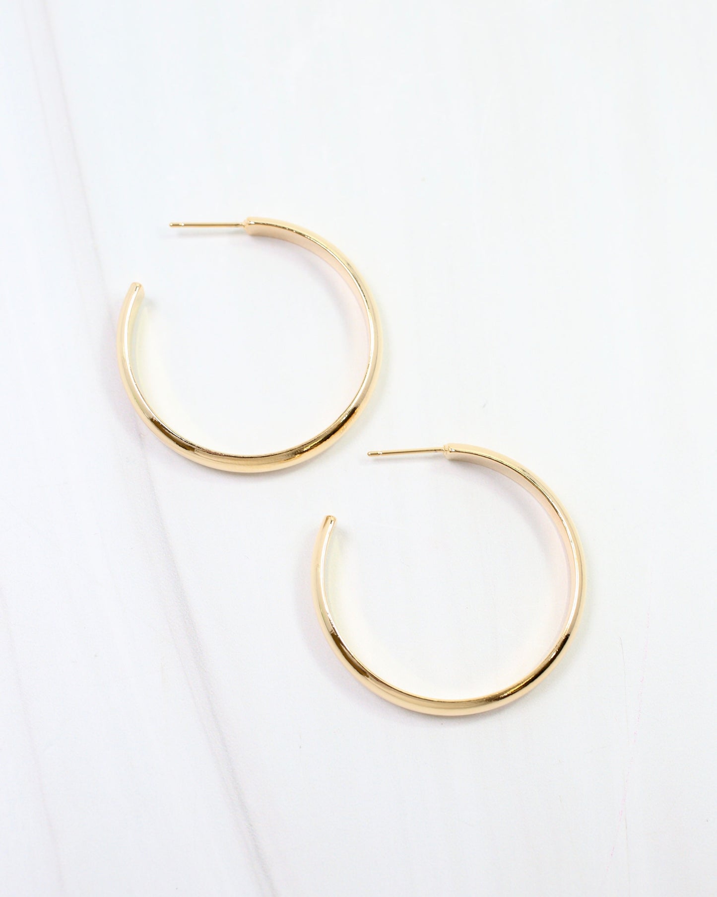 Edison Hoop Earring WR Gold