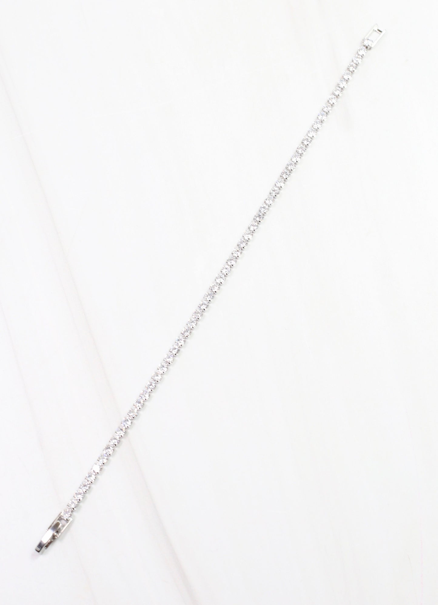 Searcy CZ Bracelet Silver