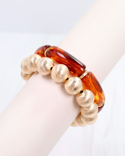 Muhlissa Bracelet Set Brown