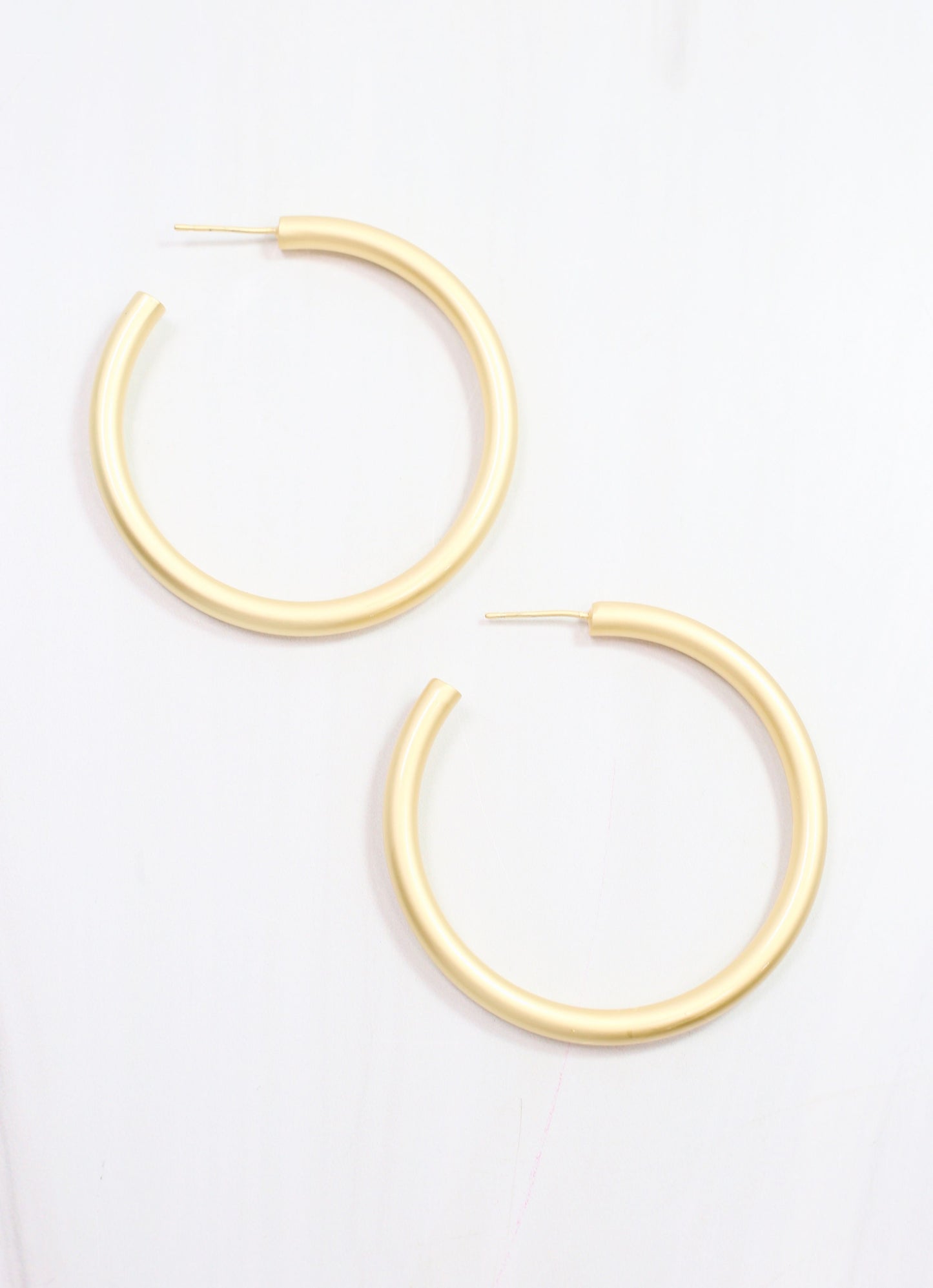 Nielsen Hoop Earring Matte Gold
