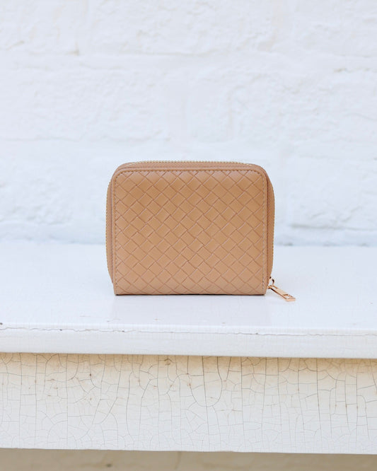 Blakely Wallet Woven Tan