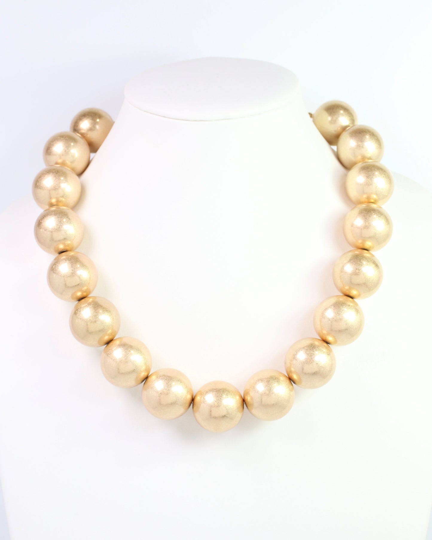 Palmer Beaded Necklace WR Worn Gold