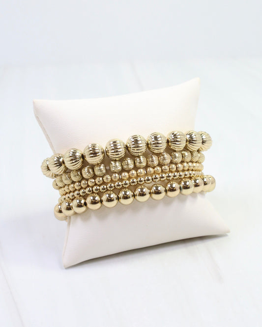 Silas Bracelet Set Gold