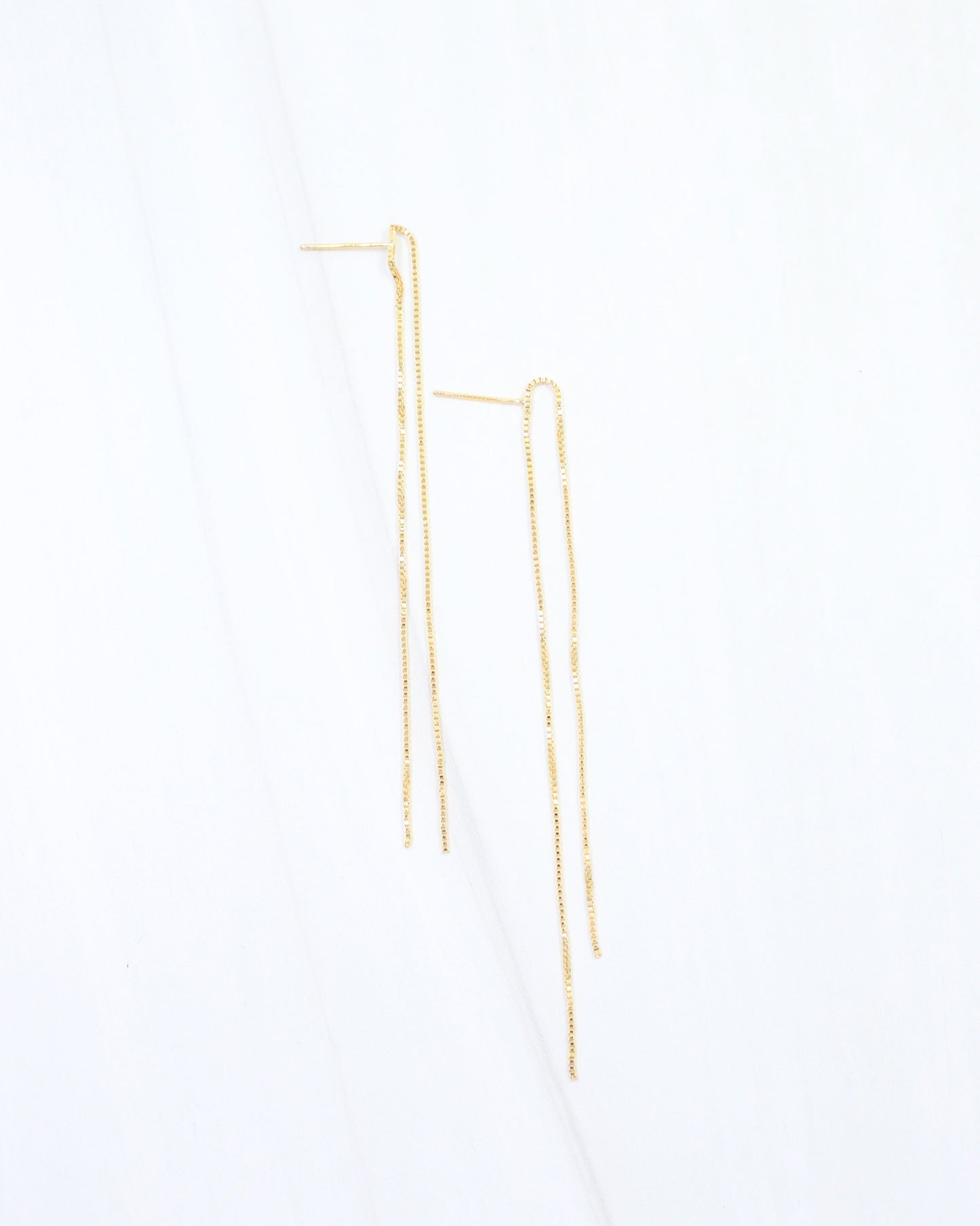 Naomi Chain Dangle Earring WR Gold