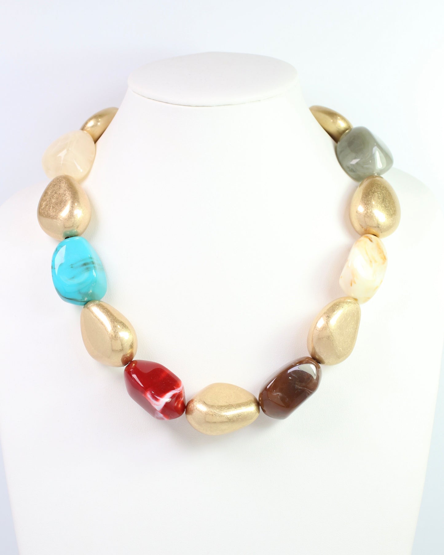 Alfred Beaded Necklace Multi