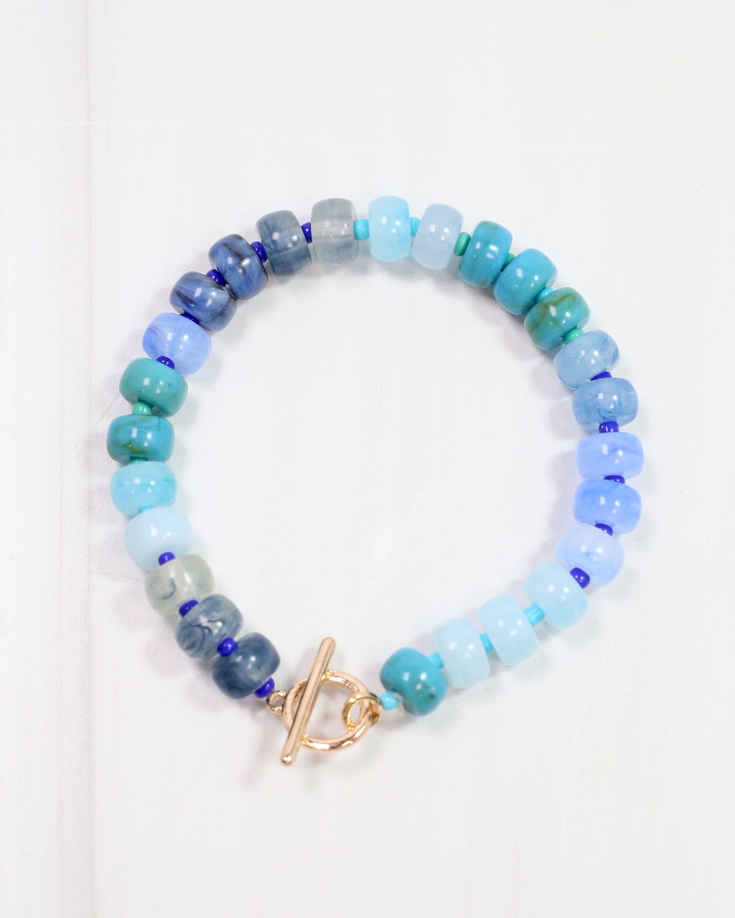 Cape San Blas Beaded Bracelet Turquoise