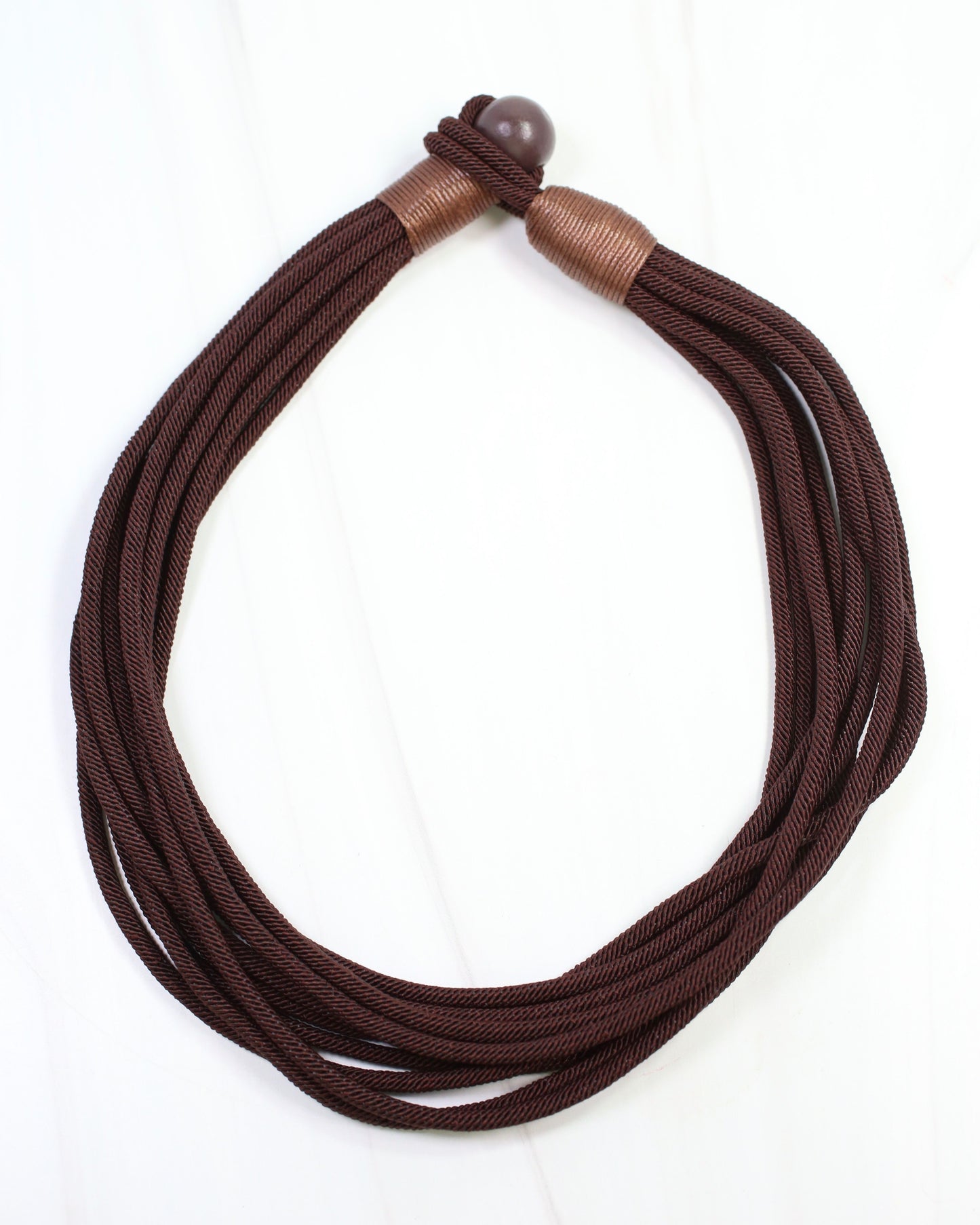 Cranston Cord Necklace Brown