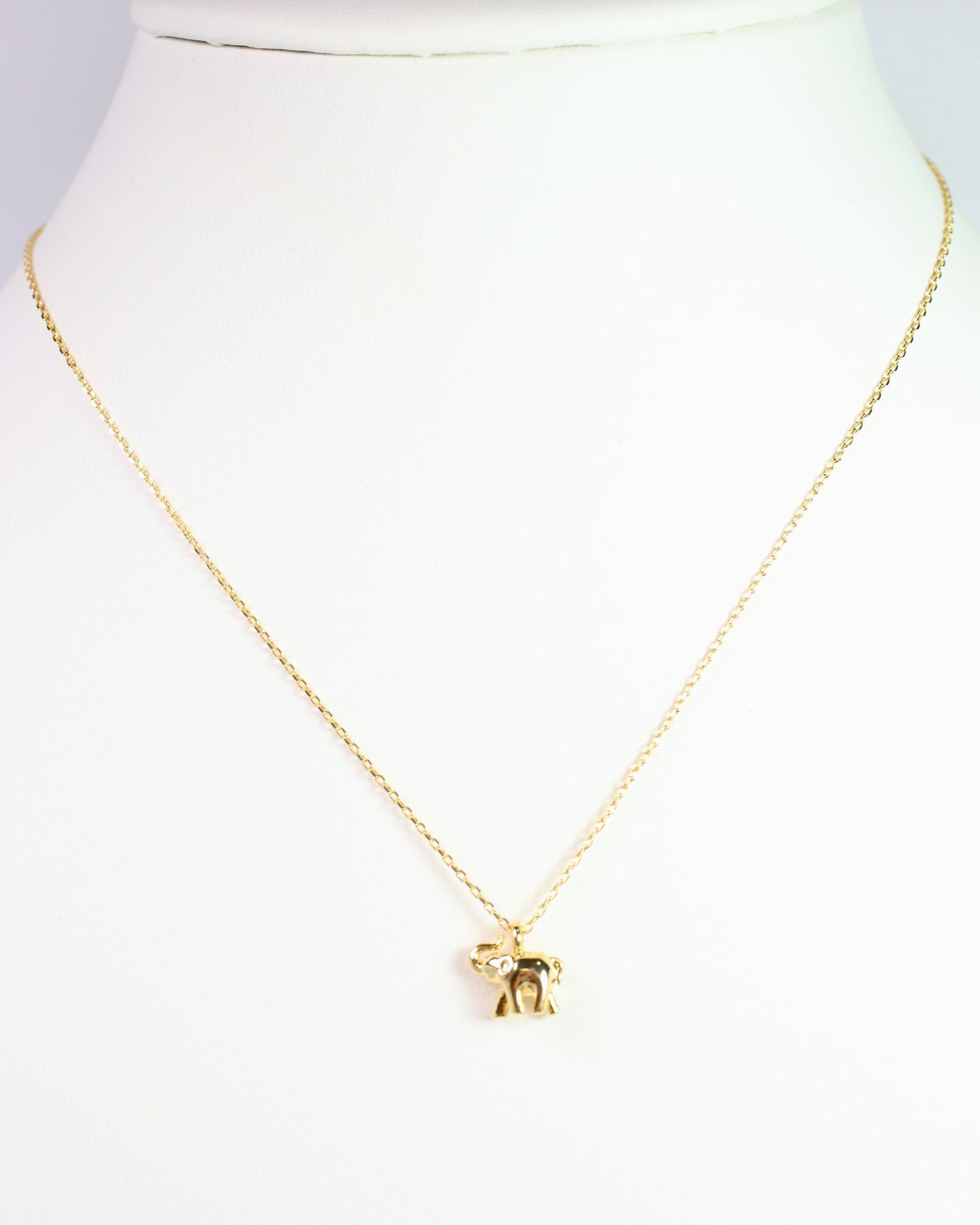 Lucky Elephant Necklace Gold