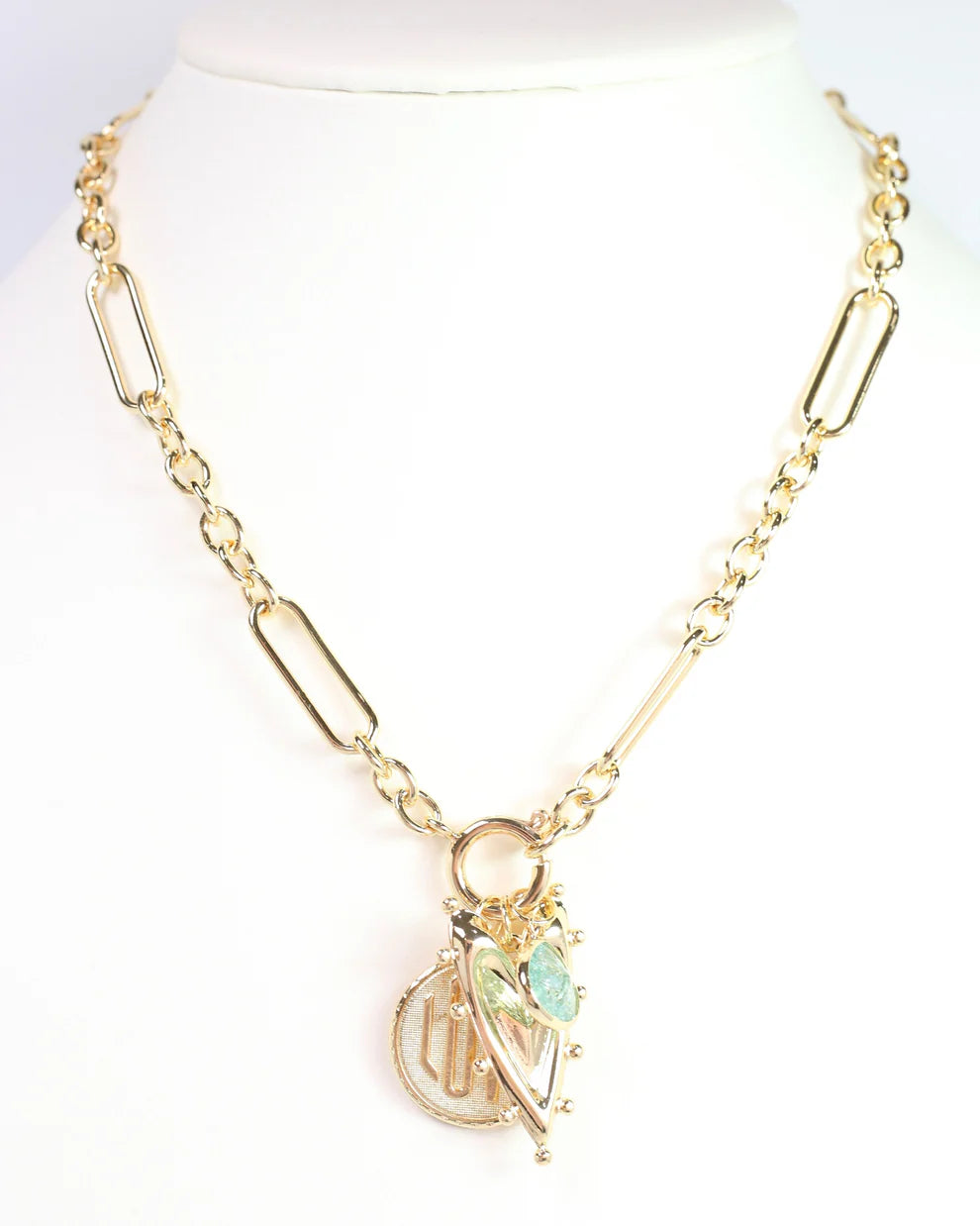 Allan Charm Necklace Gold