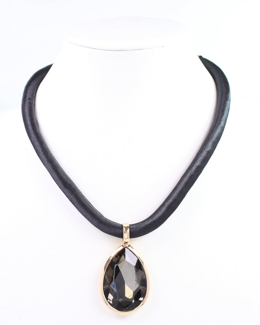 Roberts Cord Necklace Black Diamond