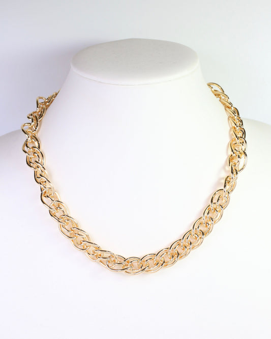 Fontana Link Necklace WR Gold