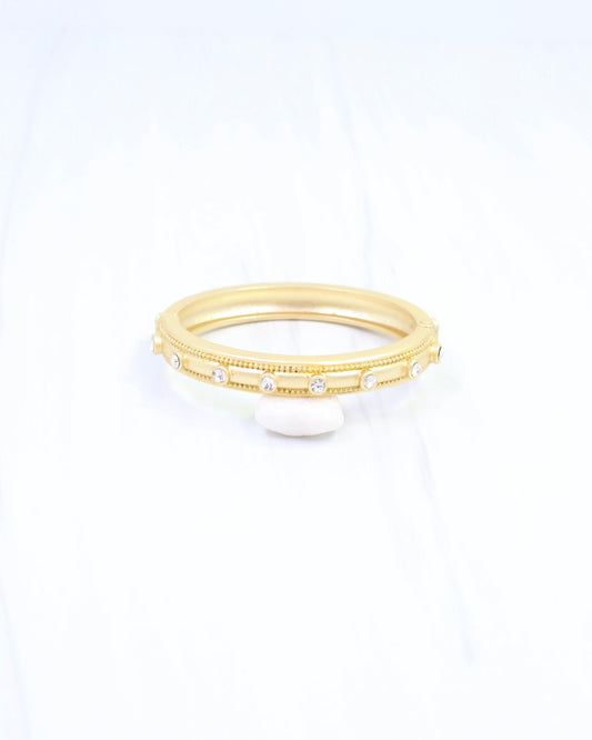 Monique Roman Numeral Bracelet WR Gold