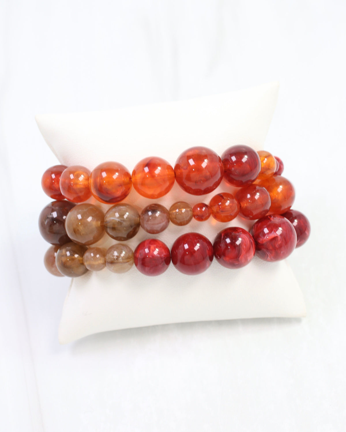 Alexander Beaded Bracelet Wine Multi