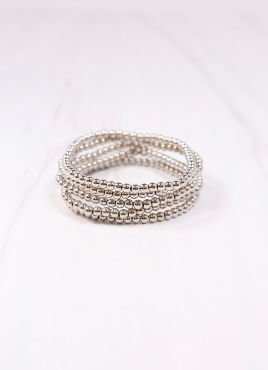 Kendale Bracelet Set SILVER - Caroline Hill
