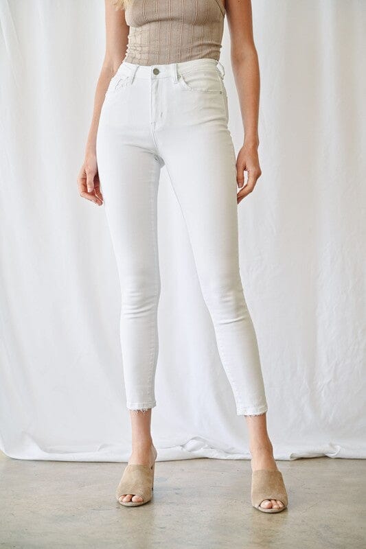 Lauren Hi-Waisted White Skinny Jeans (Online Exclusive) – Uptown