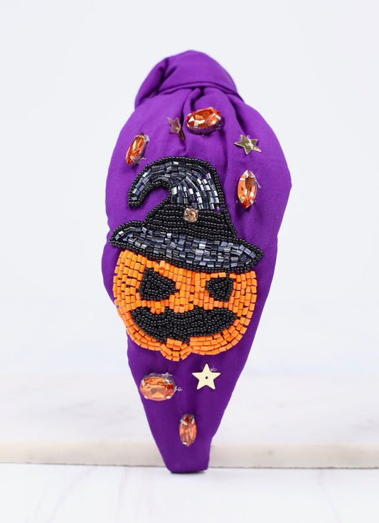 Put a Spell on You Headband PURPLE