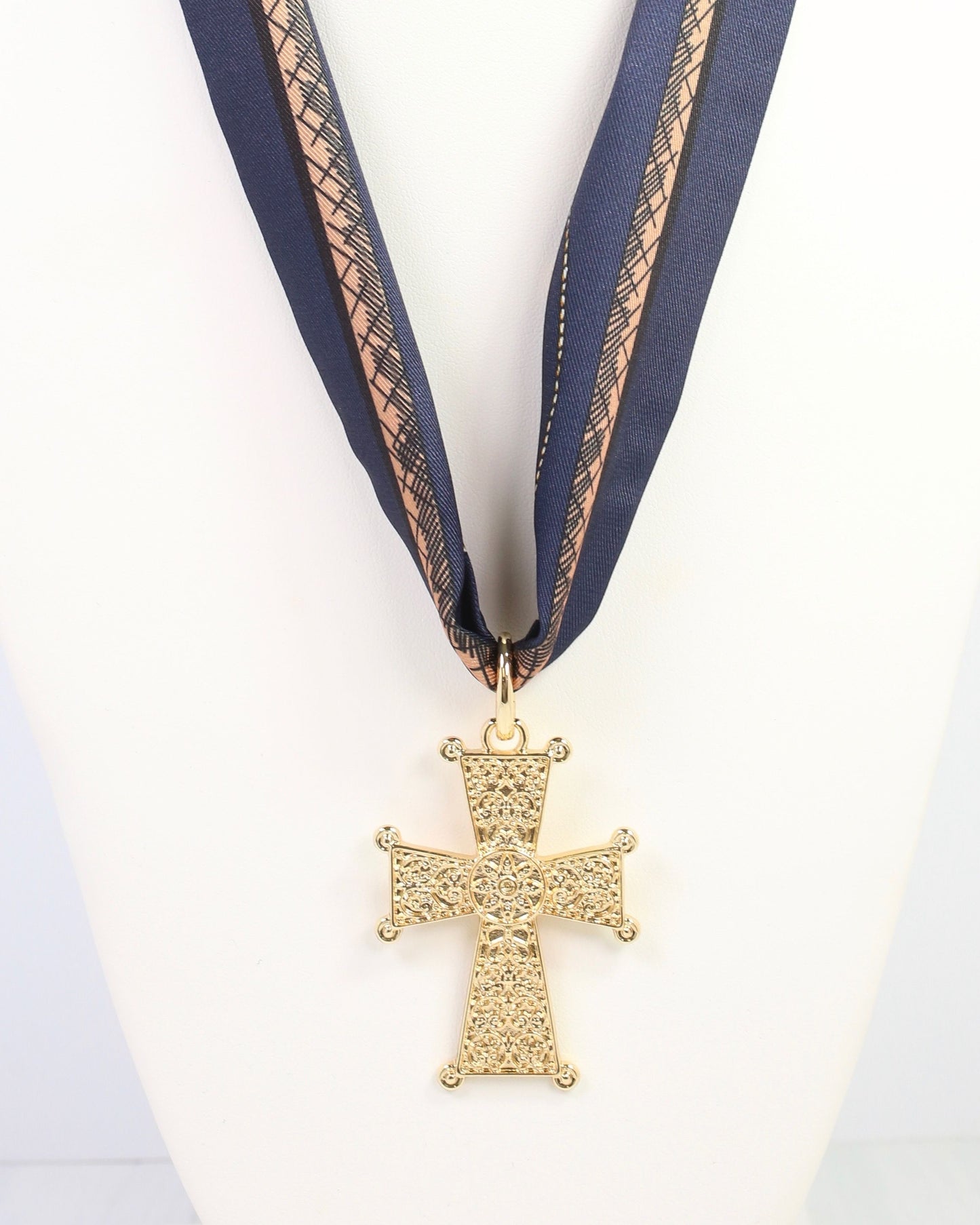 Artemis Large Cross Charm Gold