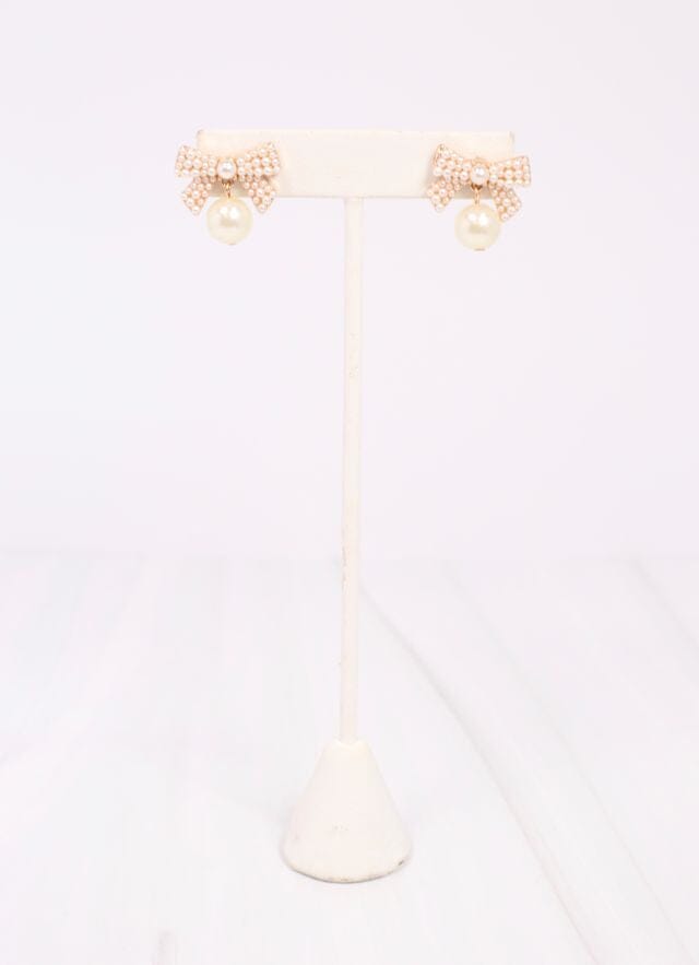 McNeil Bow with Pearl Drop CREAM - Caroline Hill