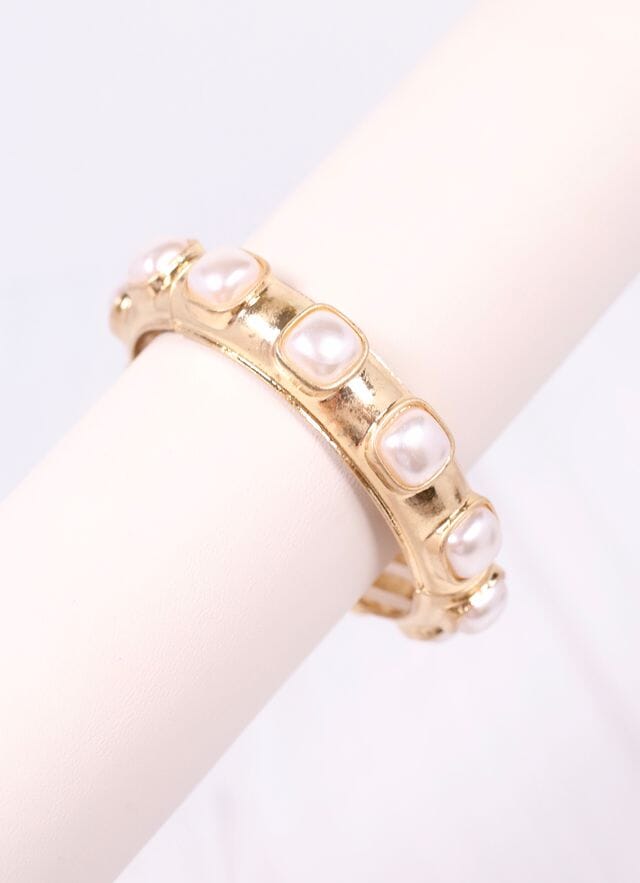 Mirren Bracelet with Pearls GOLD - Caroline Hill